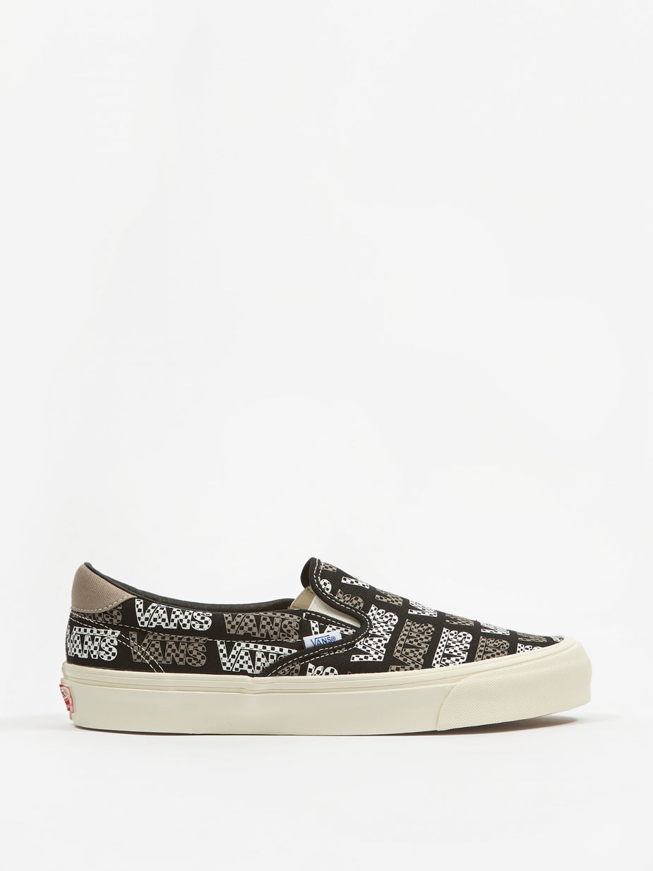 Vans Vans Vault OG Slip-On 59 LX - Black/Logo Checkerboard - Black