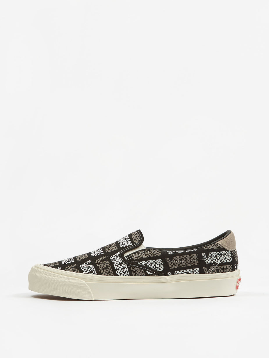 Vans Vans Vault OG Slip-On 59 LX - Black/Logo Checkerboard - Black