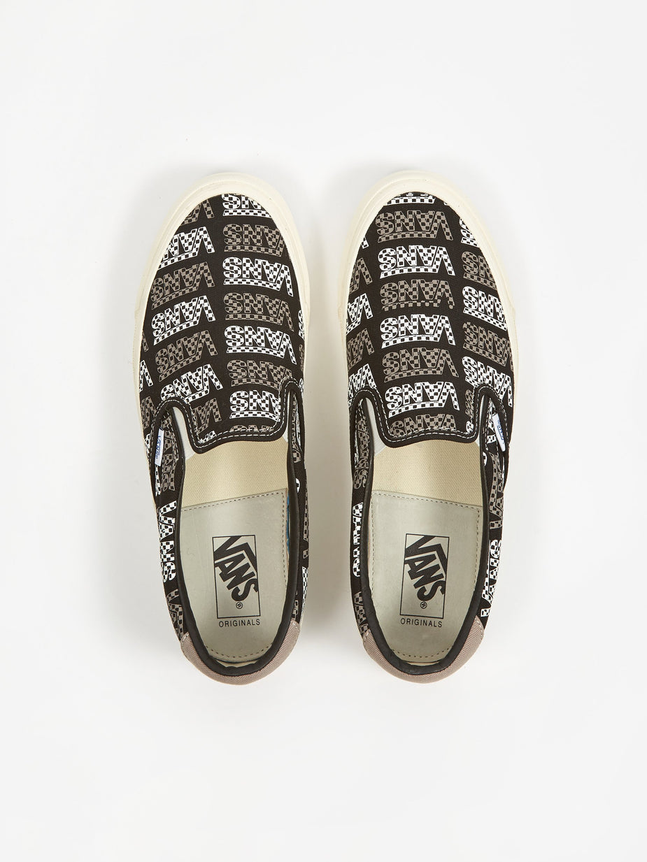 Vans Vans Vault OG Slip-On 59 LX - Black/Logo Checkerboard - Black