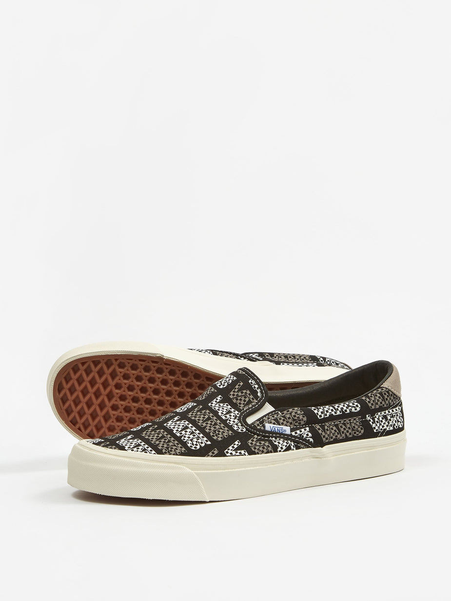 Vans Vans Vault OG Slip-On 59 LX - Black/Logo Checkerboard - Black