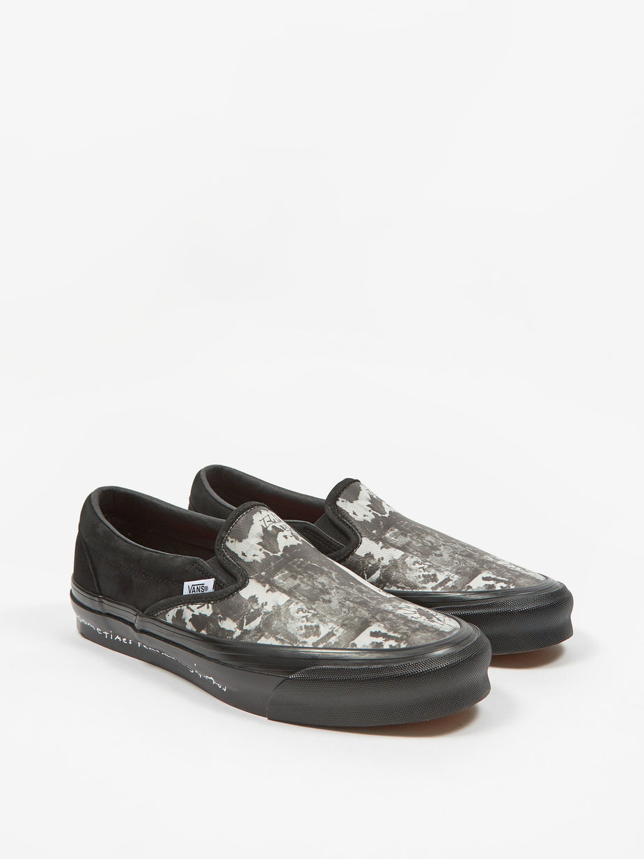 Vans Vans Vault x Jim Goldberg OG Classic Slip-On LX - Black Wall - Black