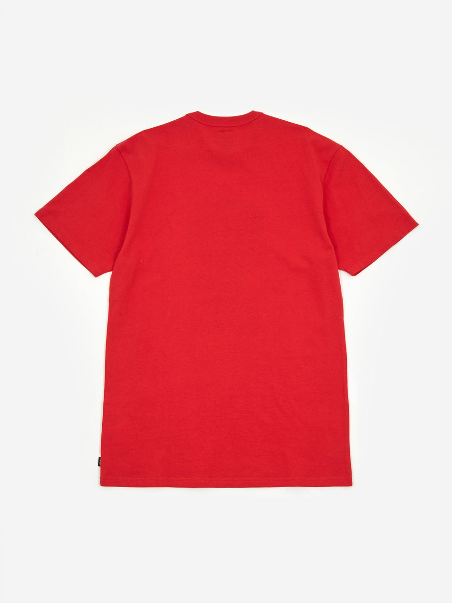 Vans Vans Vault x Jim Goldberg Silhouette T-Shirt - Racing Red - Red
