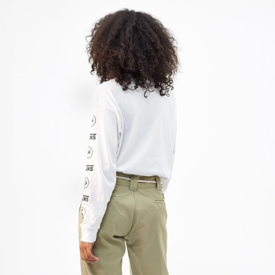 Vans Vans Vault x Goodhood Logo L/S T-Shirt - White - White