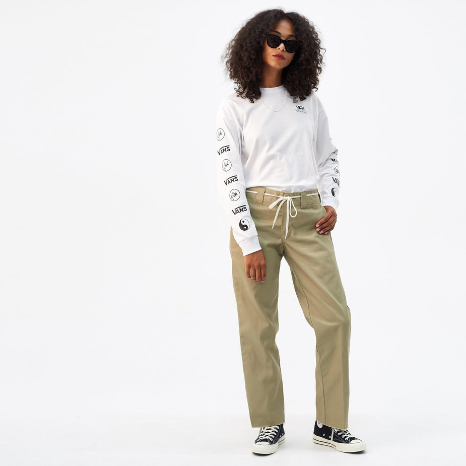 Vans Vans Vault x Goodhood Logo L/S T-Shirt - White - White
