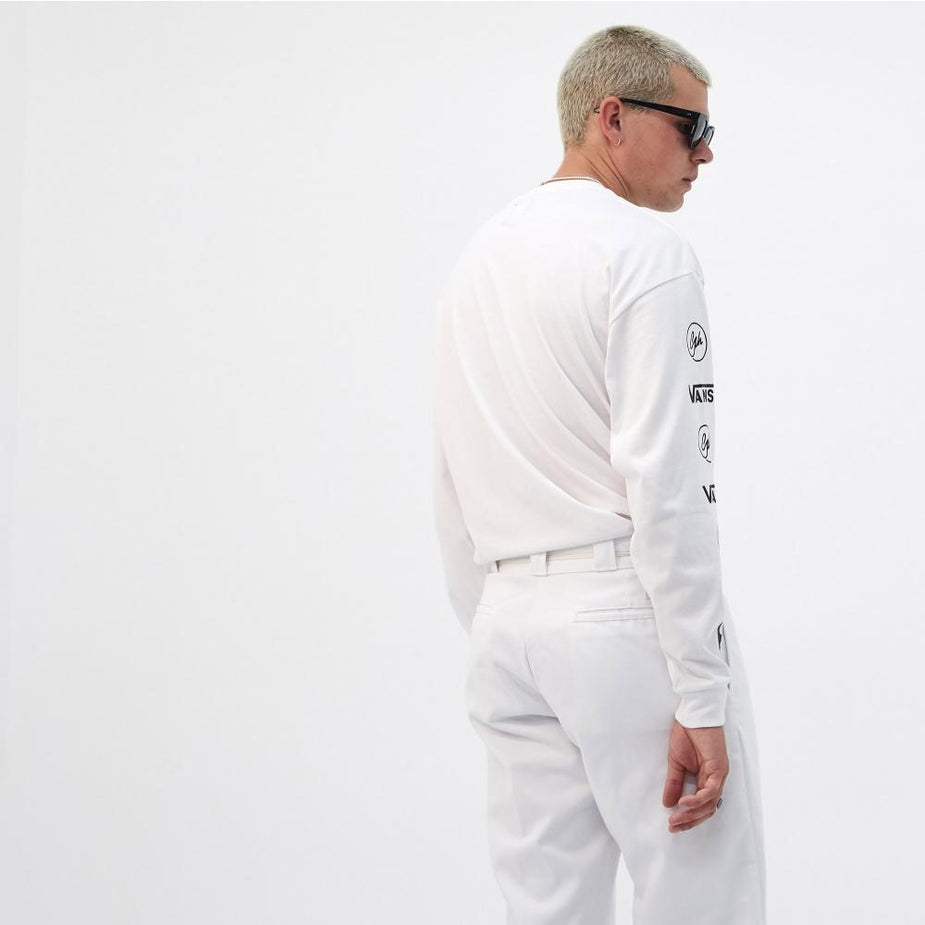 Vans Vans Vault x Goodhood Logo L/S T-Shirt - White - White