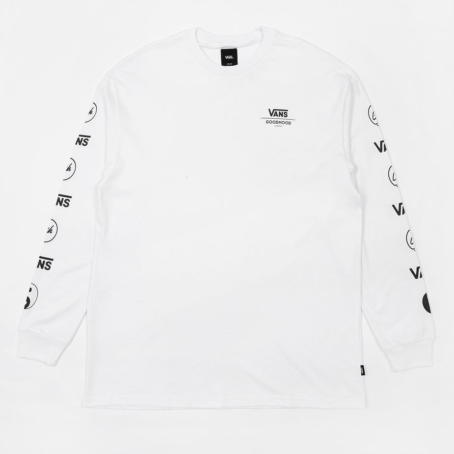 Vans Vans Vault x Goodhood Logo L/S T-Shirt - White - White