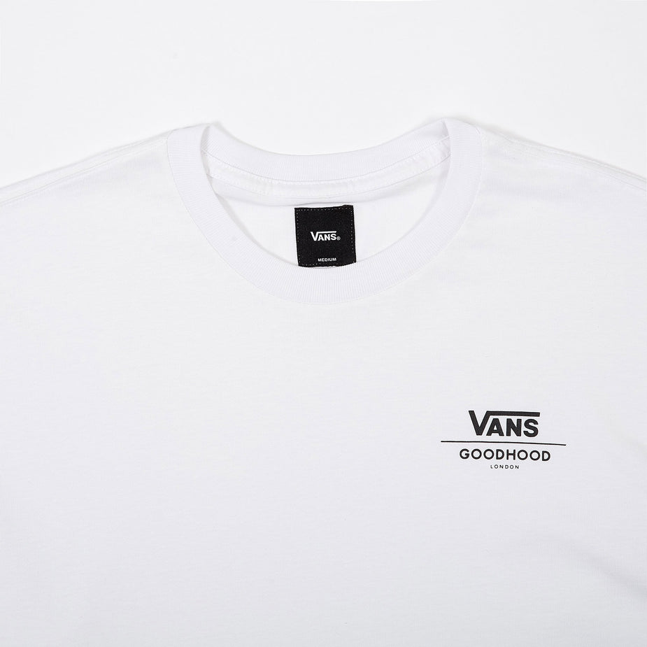 Vans Vans Vault x Goodhood Logo L/S T-Shirt - White - White