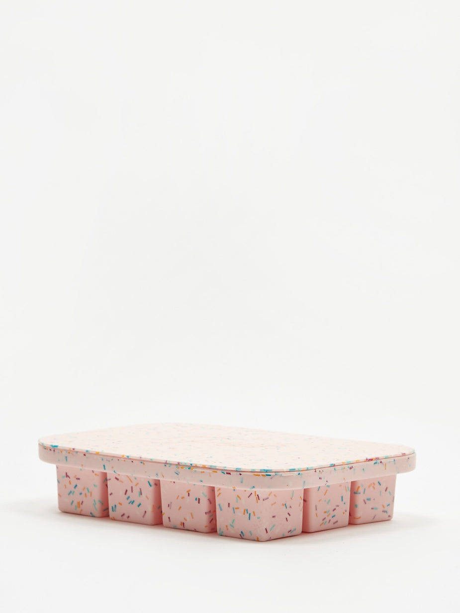 W&P Design W&P Design Everyday Ice Tray - Pink Speckled - Pink