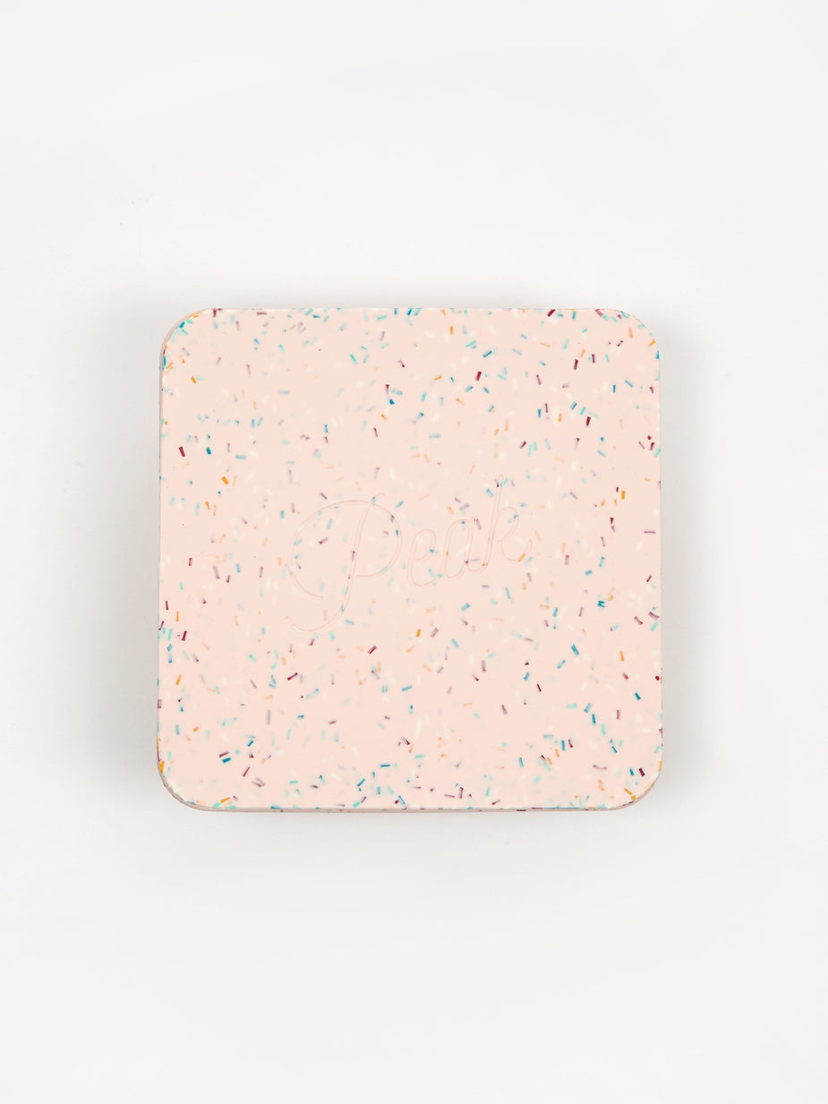 W&P Design W&P Design Extra Large Ice Tray - Pink Speckled - Pink