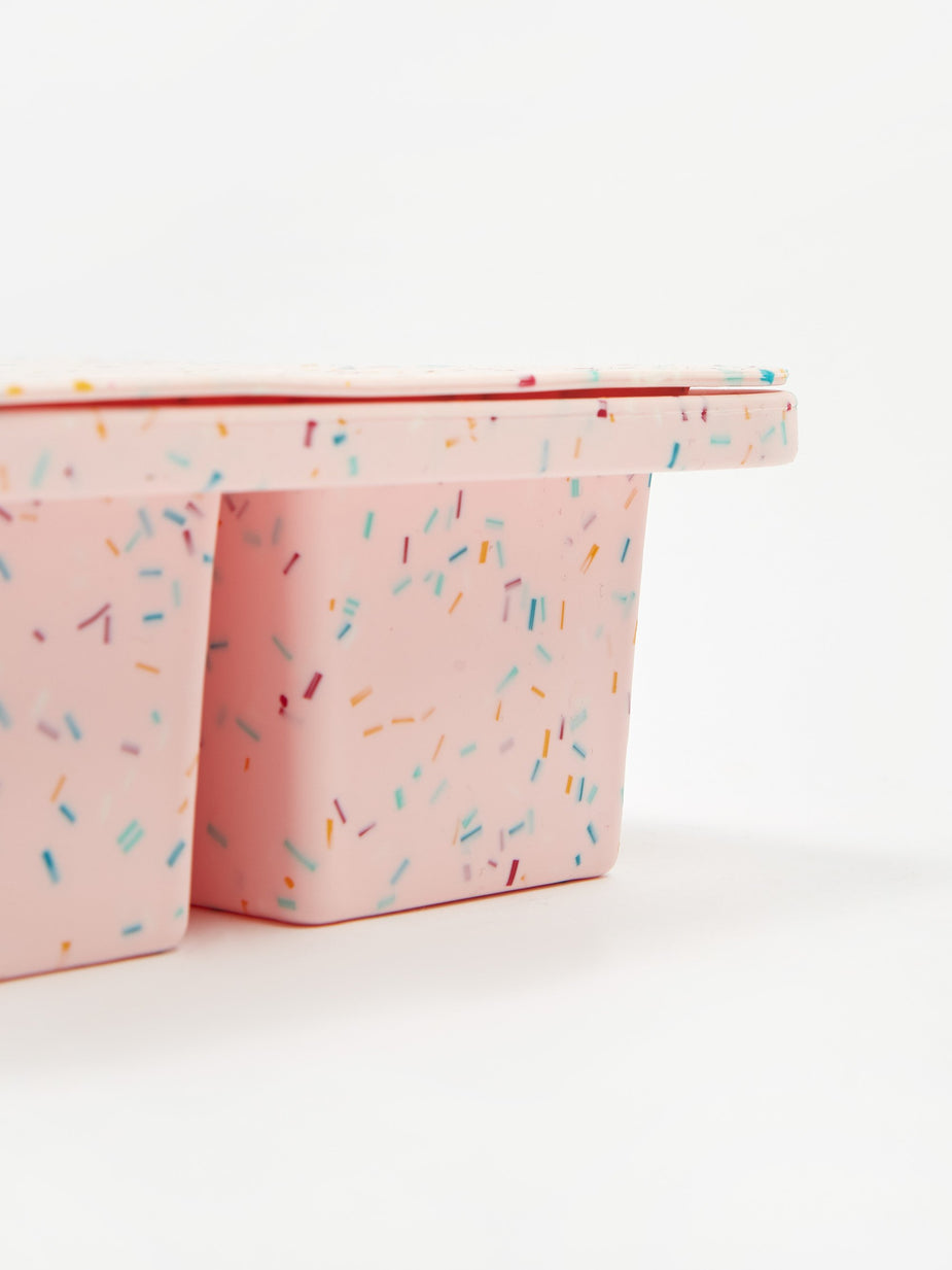 W&P Design W&P Design Extra Large Ice Tray - Pink Speckled - Pink