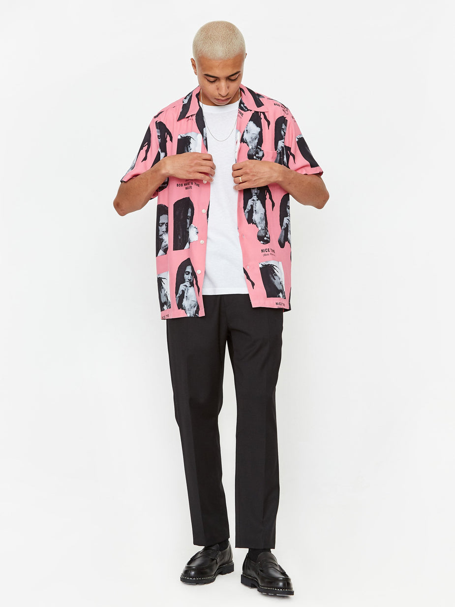 Wacko Maria Wacko Maria Bob Marley Hawaiian Shirt Type 1 - Pink - Pink