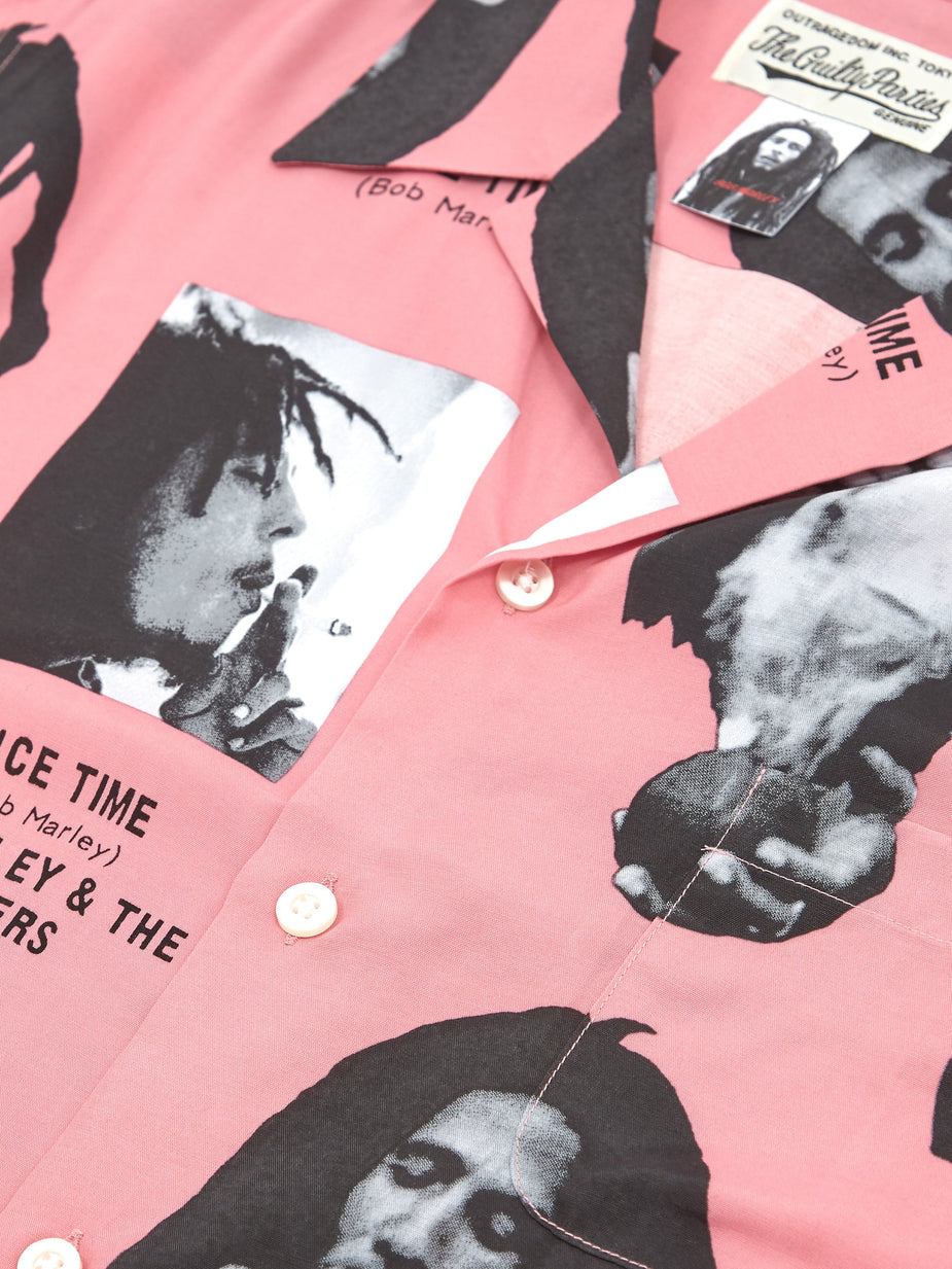 Wacko Maria Wacko Maria Bob Marley Hawaiian Shirt Type 1 - Pink - Pink