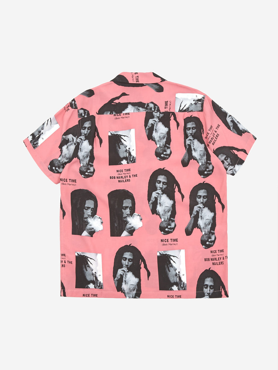 Wacko Maria Wacko Maria Bob Marley Hawaiian Shirt Type 1 - Pink - Pink