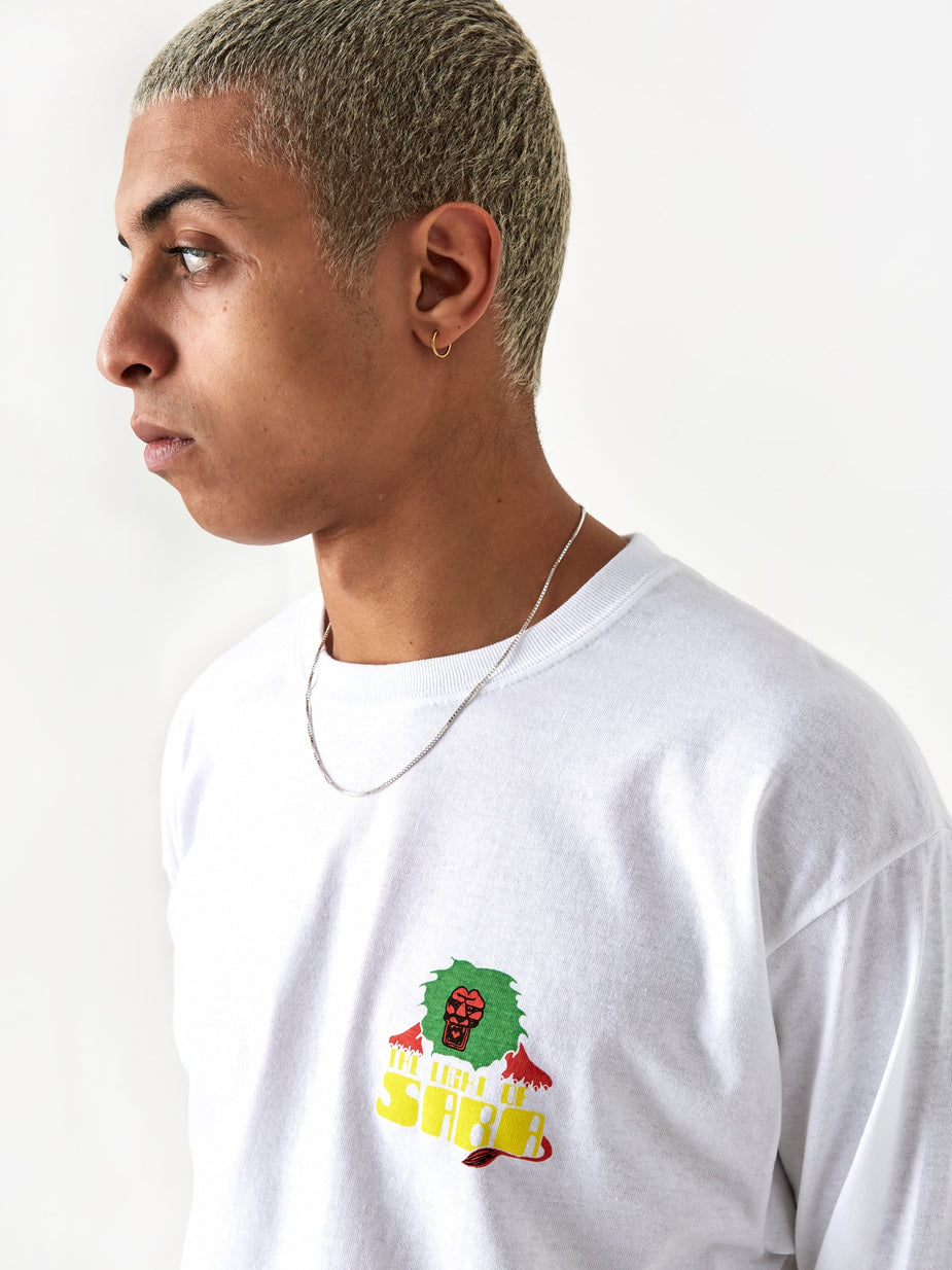 Wacko Maria Wacko Maria Crew Neck Long Sleeve T-Shirt (Type - White - White