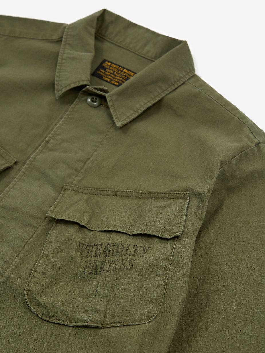 Wacko Maria Wacko Maria Fatigue Jacket Type 8 - Khaki - Neutrals