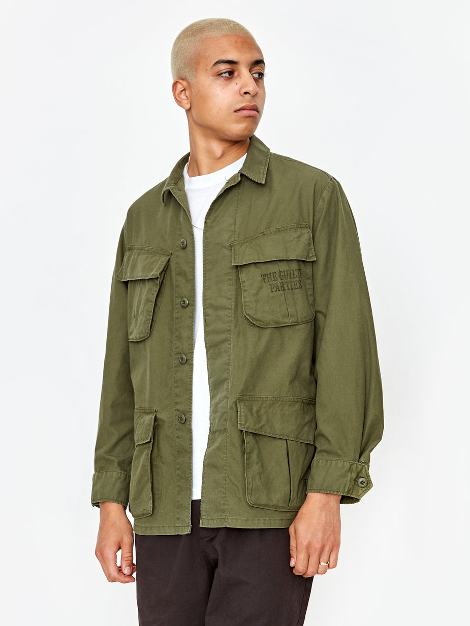 Wacko Maria Wacko Maria Fatigue Jacket Type 8 - Khaki - Neutrals