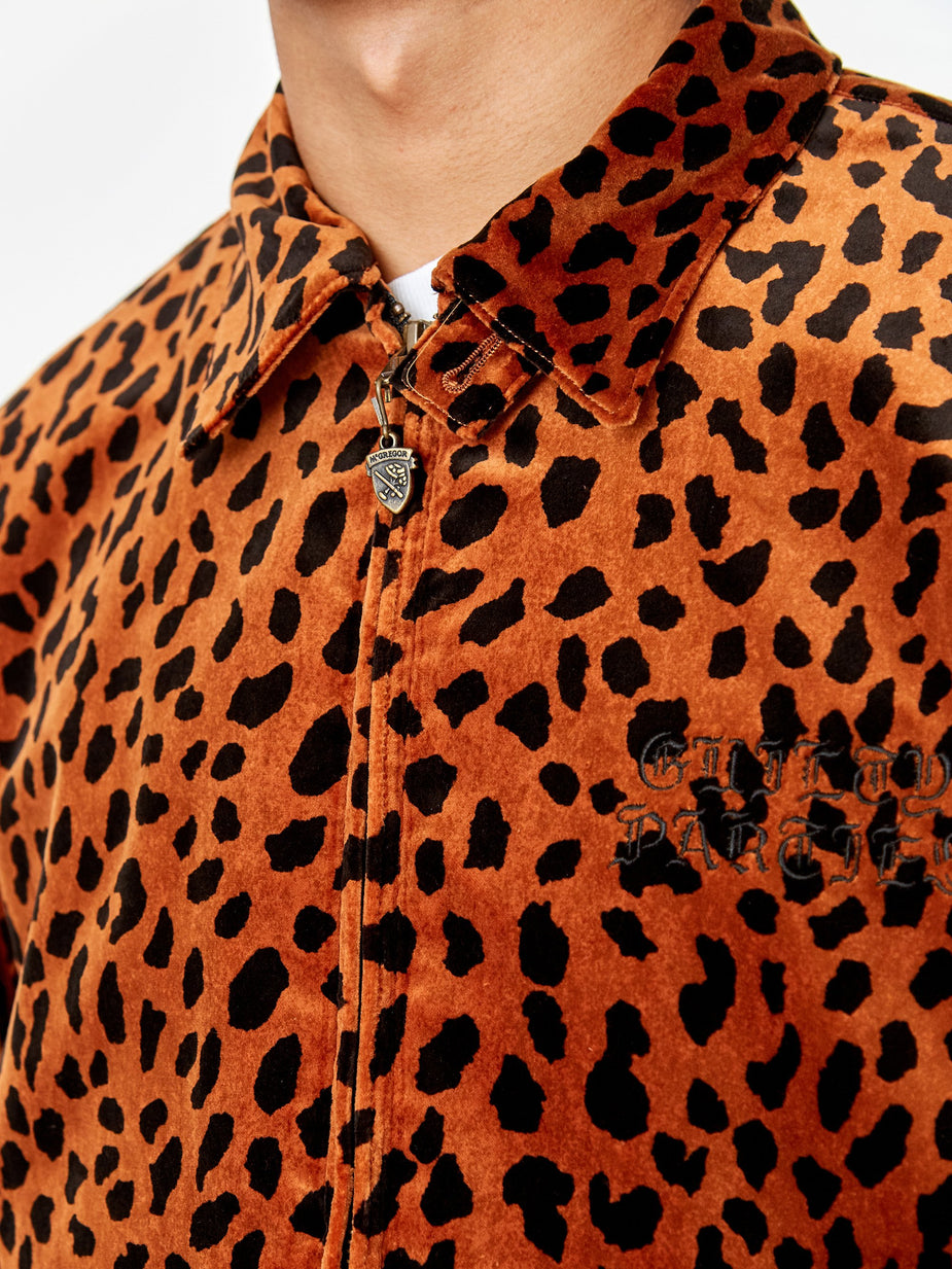 Wacko Maria Wacko Maria Leopard Drizzler Jacket Type 2 - Brown - Brown