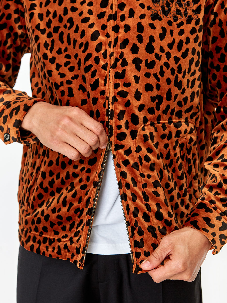 Wacko Maria Wacko Maria Leopard Drizzler Jacket Type 2 - Brown - Brown