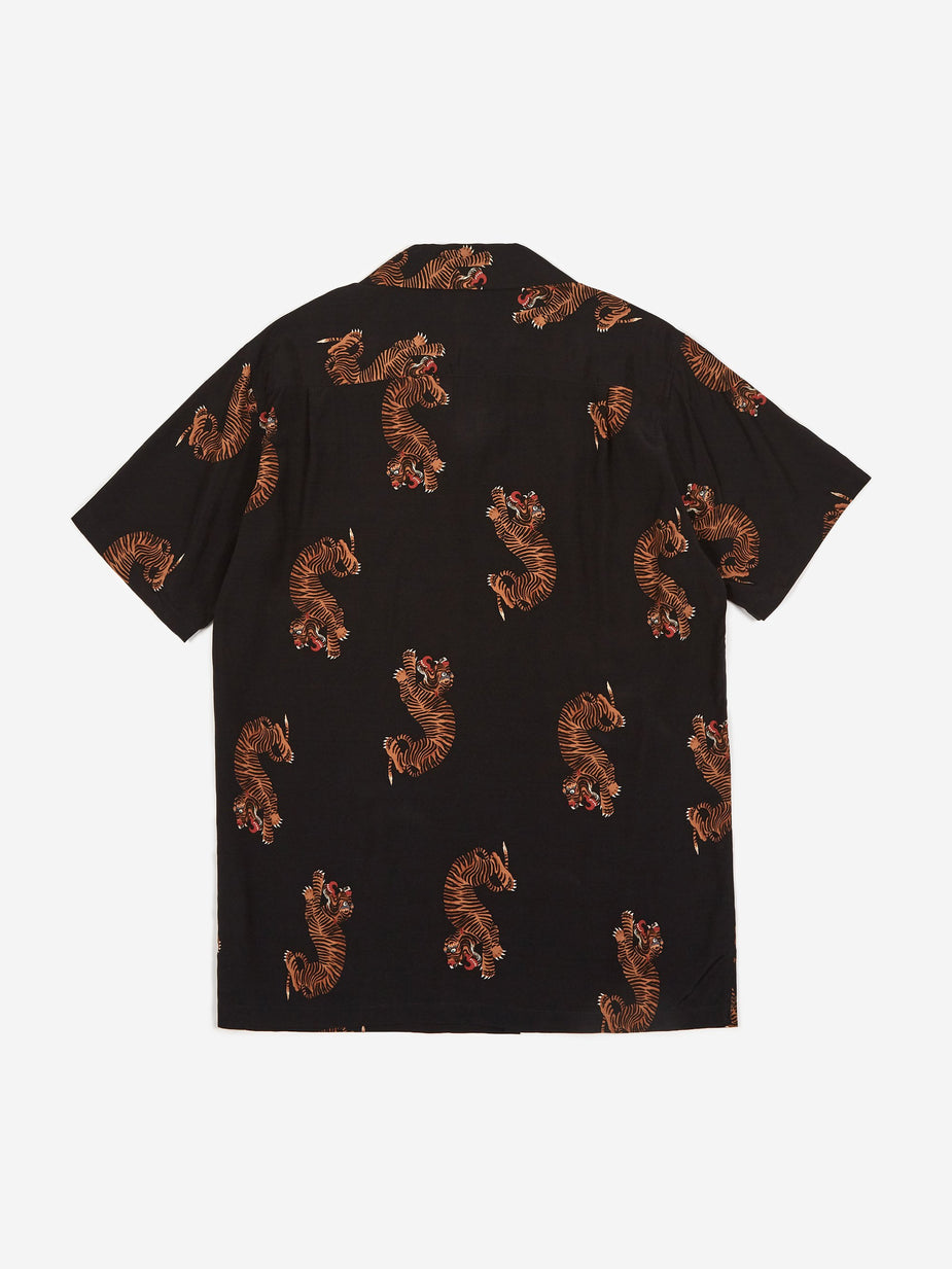 Wacko Maria Wacko Maria Shortsleeve Hawaiian Shirt  Type 2 - Black - Black