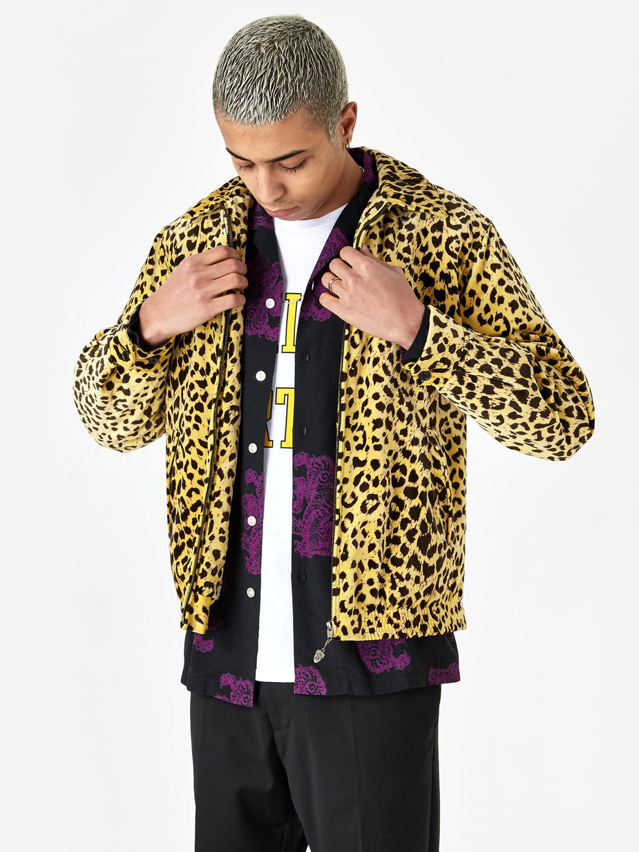 Wacko Maria Wacko Maria McGregor Leopard Anti Freeze Jacket - Yellow - Yellow
