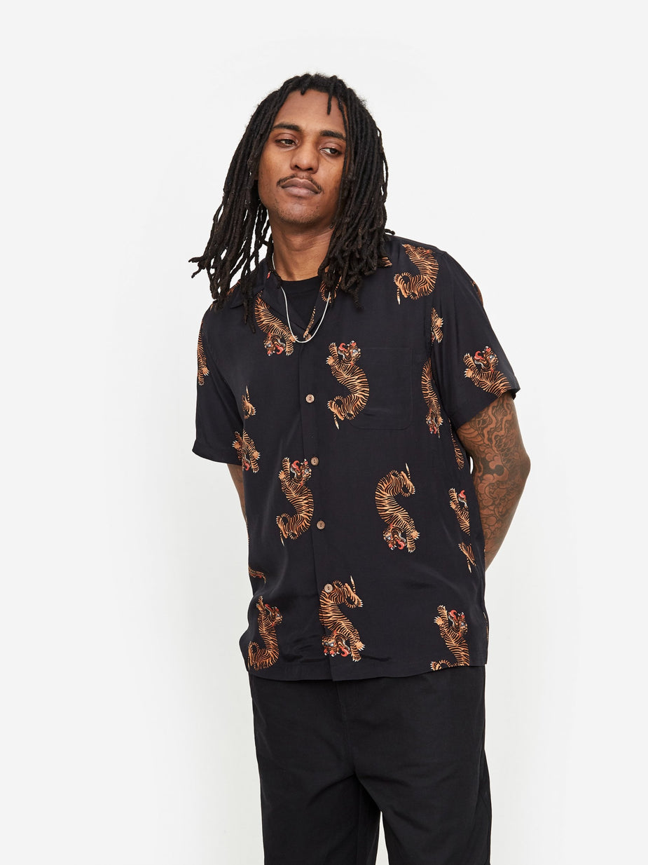 Wacko Maria Wacko Maria Shortsleeve Hawaiian Shirt  Type 2 - Black - Black