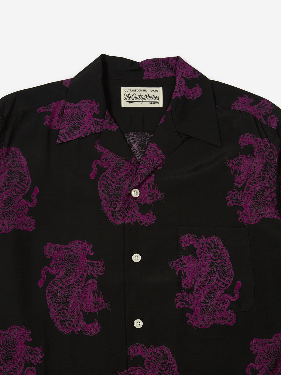 Wacko Maria Wacko Maria x Tim Lehi Longsleeve Hawaiian Shirt (Type 2) - Purple - Purple