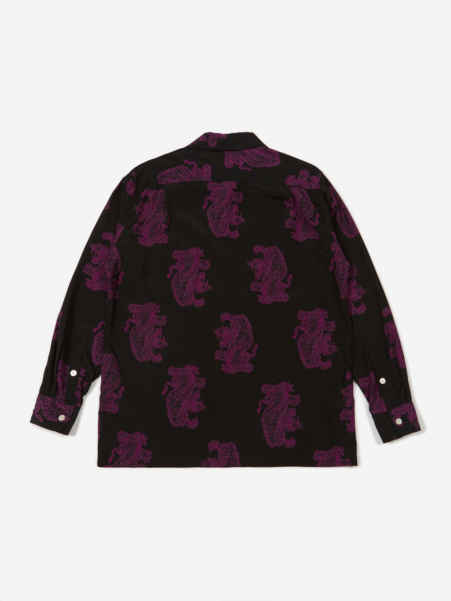 Wacko Maria Wacko Maria x Tim Lehi Longsleeve Hawaiian Shirt (Type 2) - Purple - Purple
