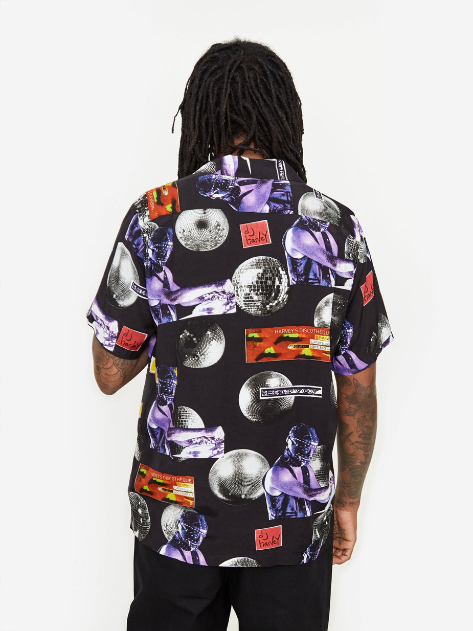 Wacko Maria Wacko Maria x DJ Harvey Shortsleeve Hawaiian Shirt - Black - Black