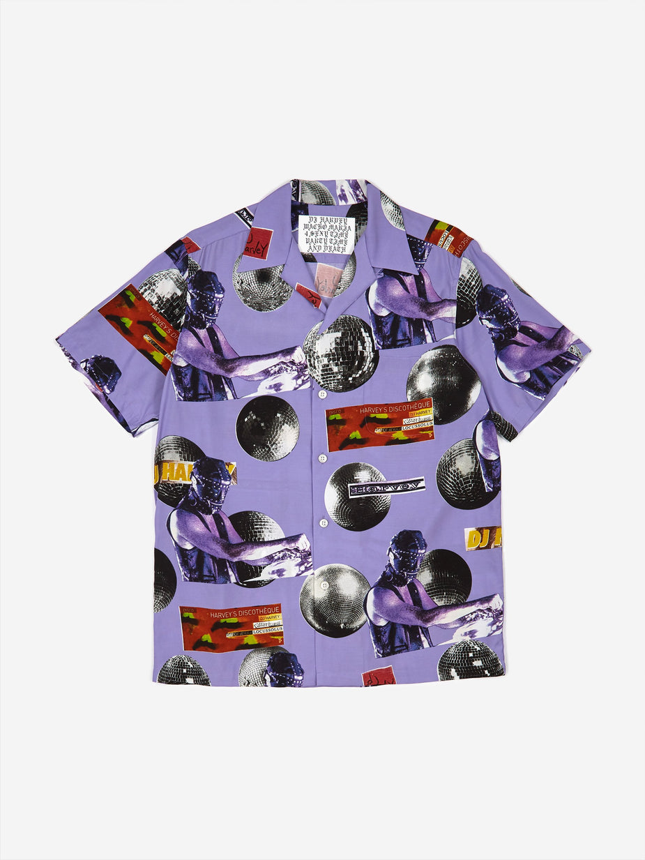 Wacko Maria Wacko Maria x DJ Harvey Shortsleeve Hawaiian Shirt - Purple - Purple
