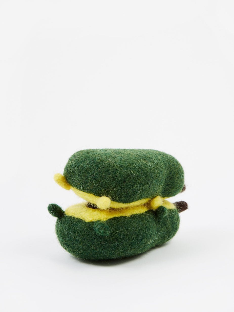 Ware Of The Dog Ware Of The Dog Felted Wool Pet Toy - Avocado - Green