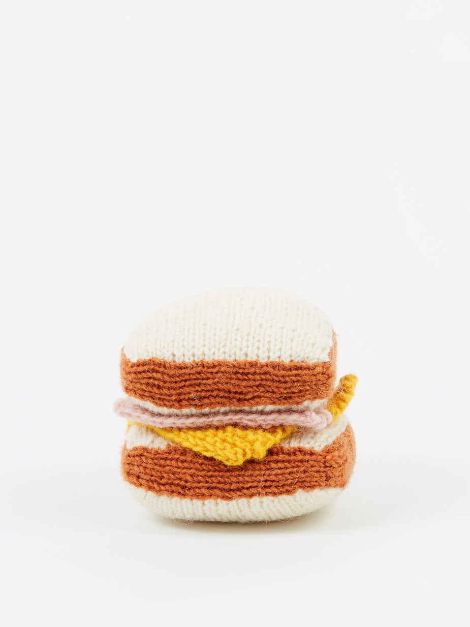 Ware Of The Dog Ware Of The Dog Knitted Wool Pet Toy - Ham & Cheese - Multi