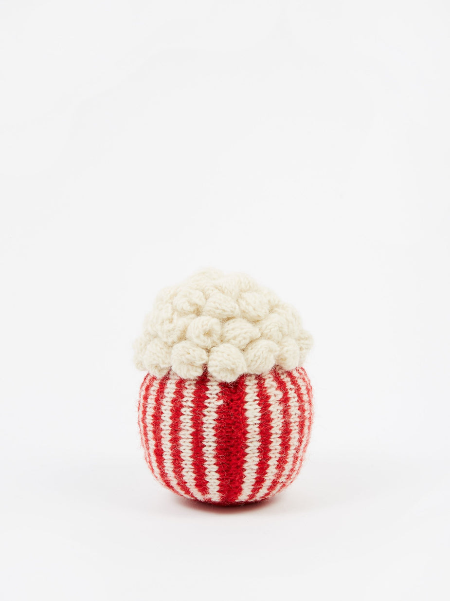 Ware Of The Dog Ware Of The Dog Knitted Wool Pet Toy - Popcorn - Red
