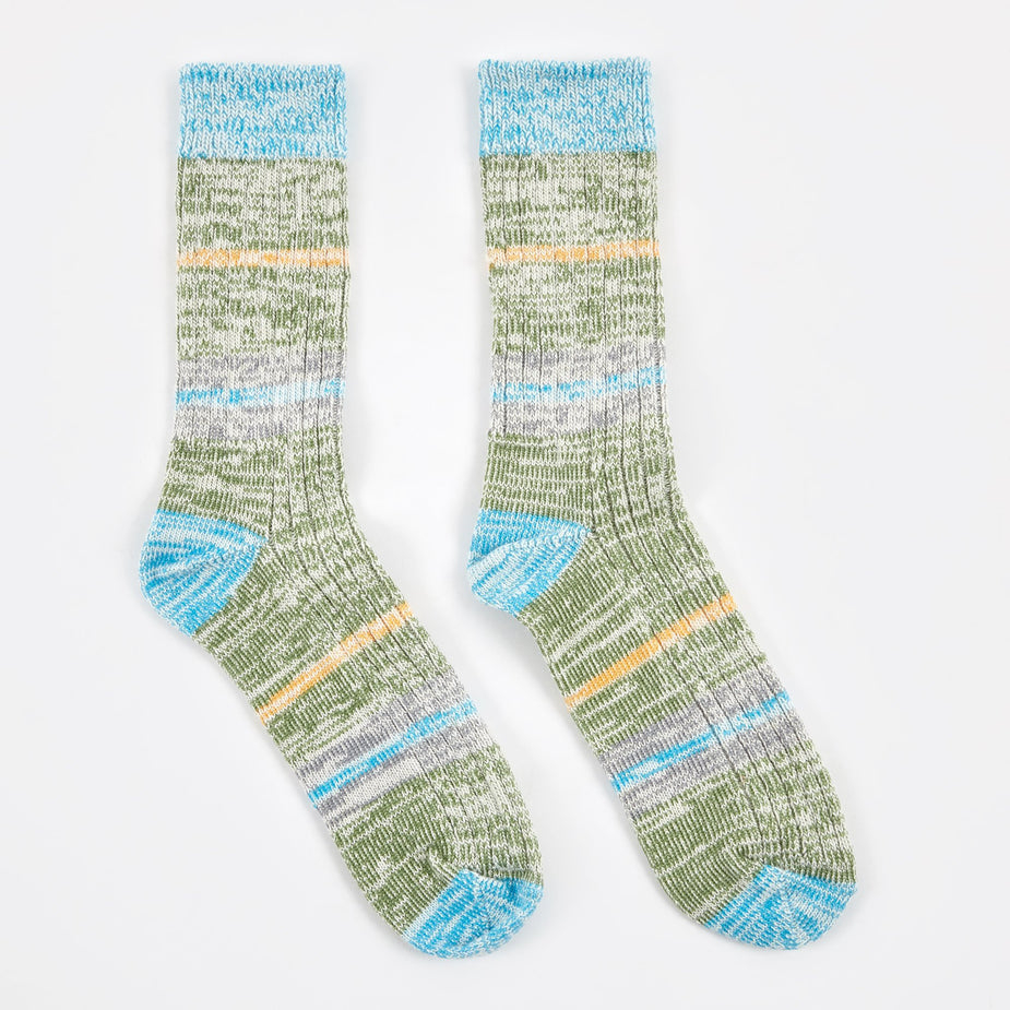 Wigwam Wigwam Mingle Sock - Ocean Blue - Blue