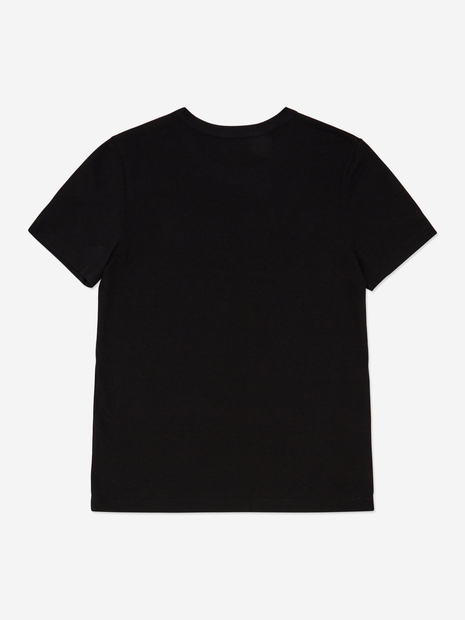 Wood Wood Wood Wood Aria Shortsleeve T-Shirt - Black - Black