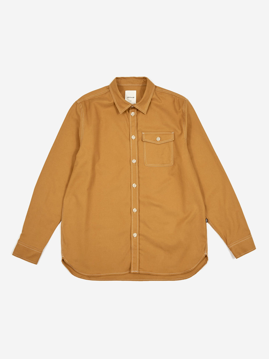 Wood Wood Wood Wood Aske Shirt - Mustard - Yellow