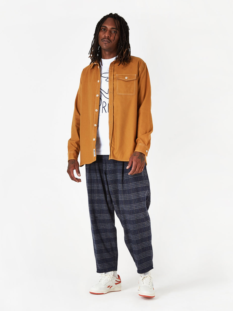 Wood Wood Wood Wood Aske Shirt - Mustard - Yellow
