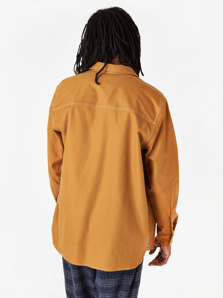 Wood Wood Wood Wood Aske Shirt - Mustard - Yellow
