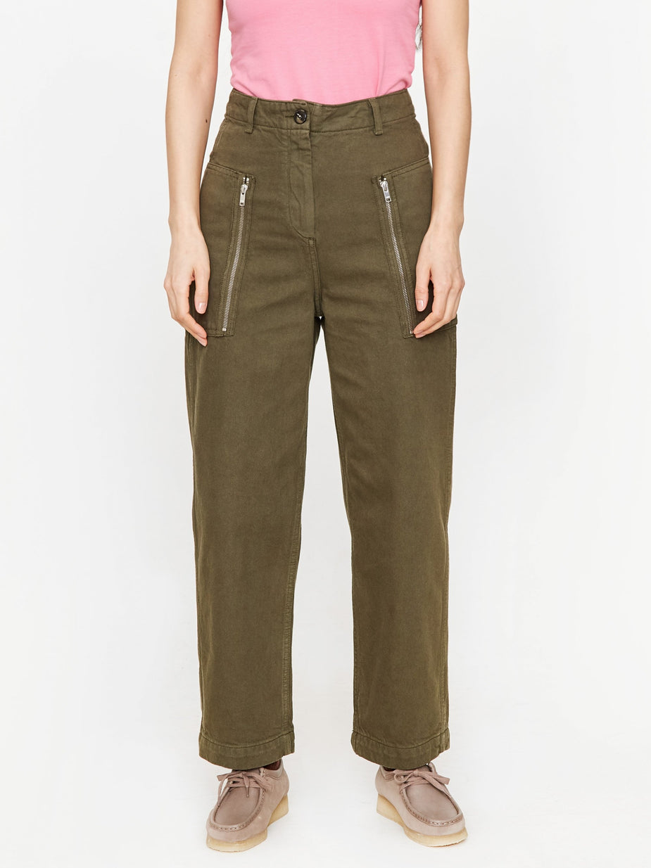Wood Wood Wood Wood Billie Trouser - Dark Green - Green