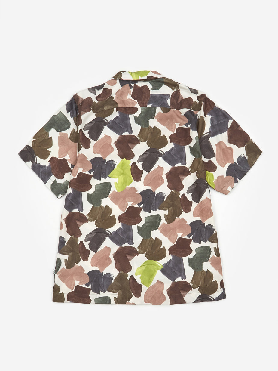 Wood Wood Wood Wood Brandon Shirt - White AOP - White