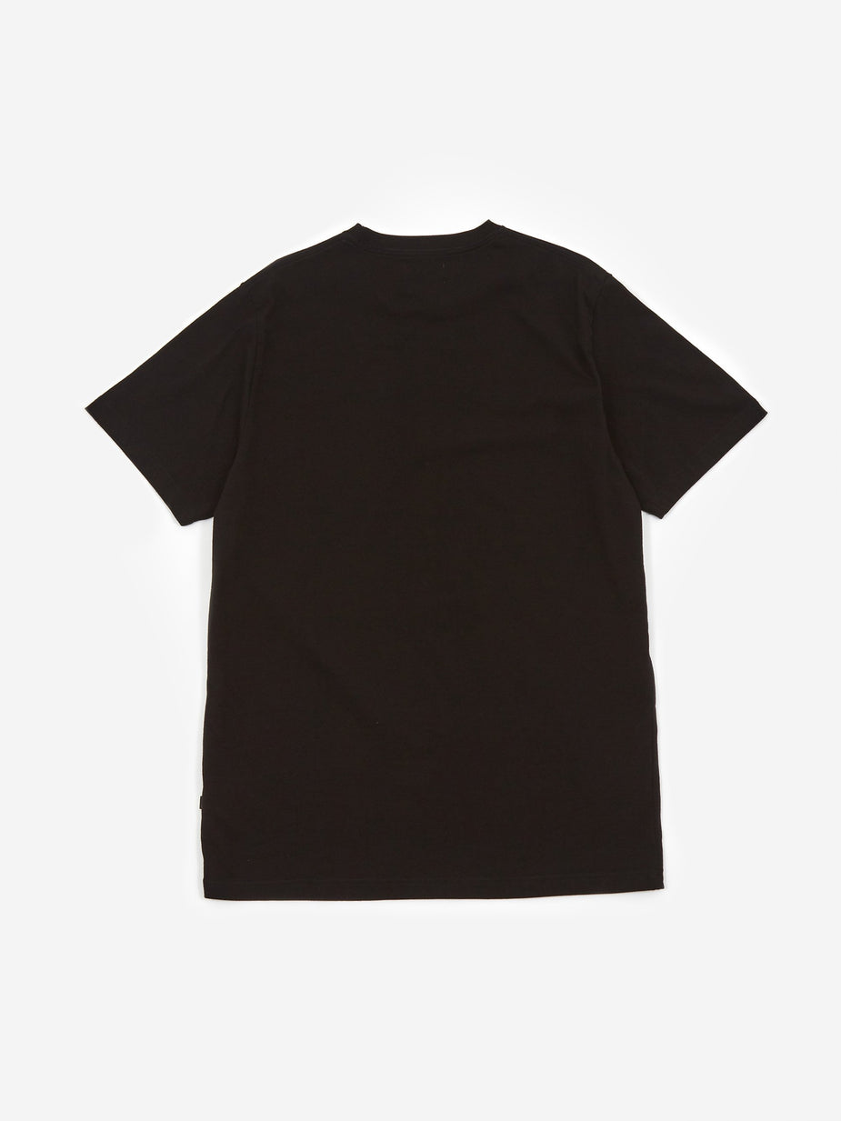 Wood Wood Wood Wood Foam T-Shirt - Black - Black
