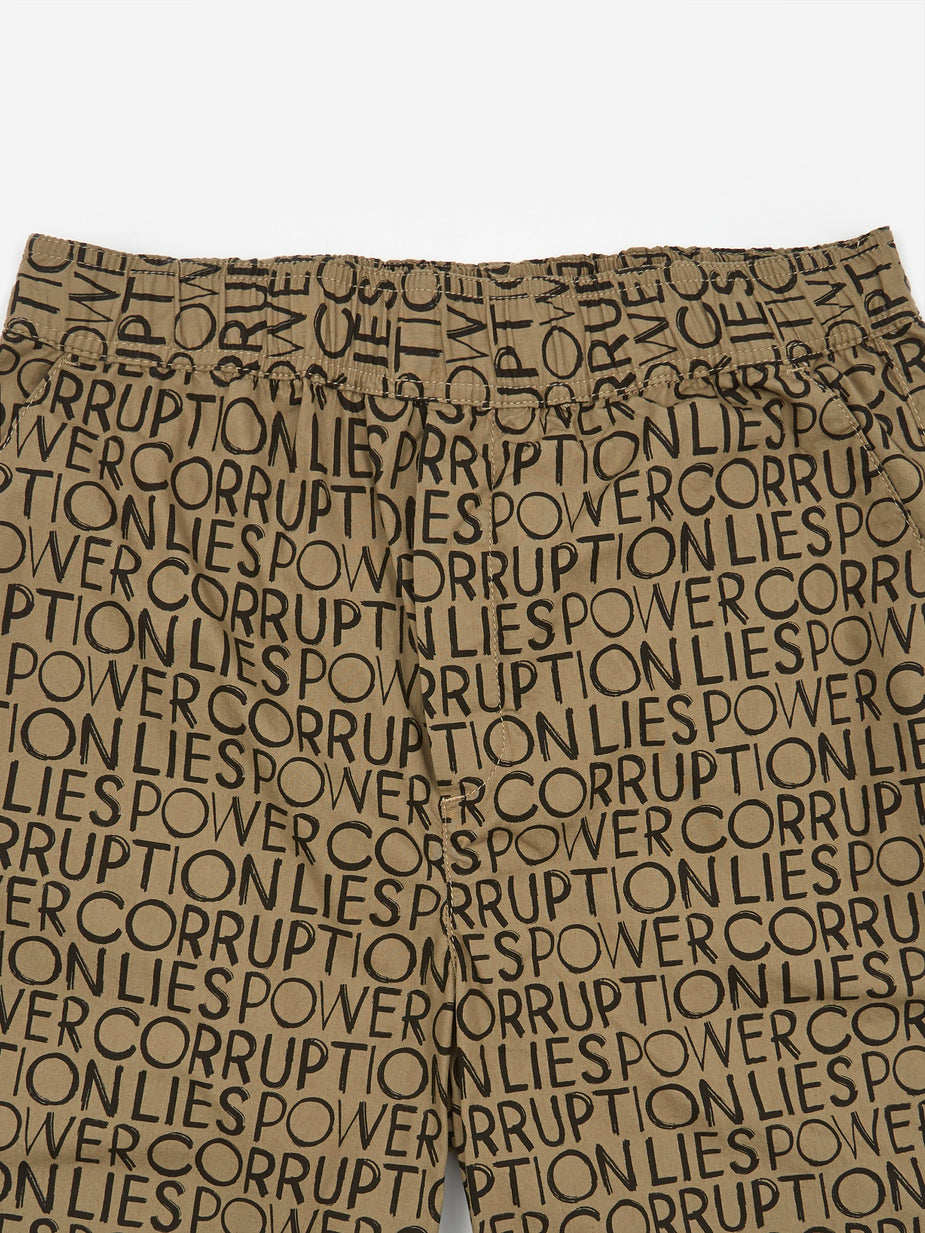Wood Wood Wood Wood Hamilton Short - Taupe AOP - Neutrals