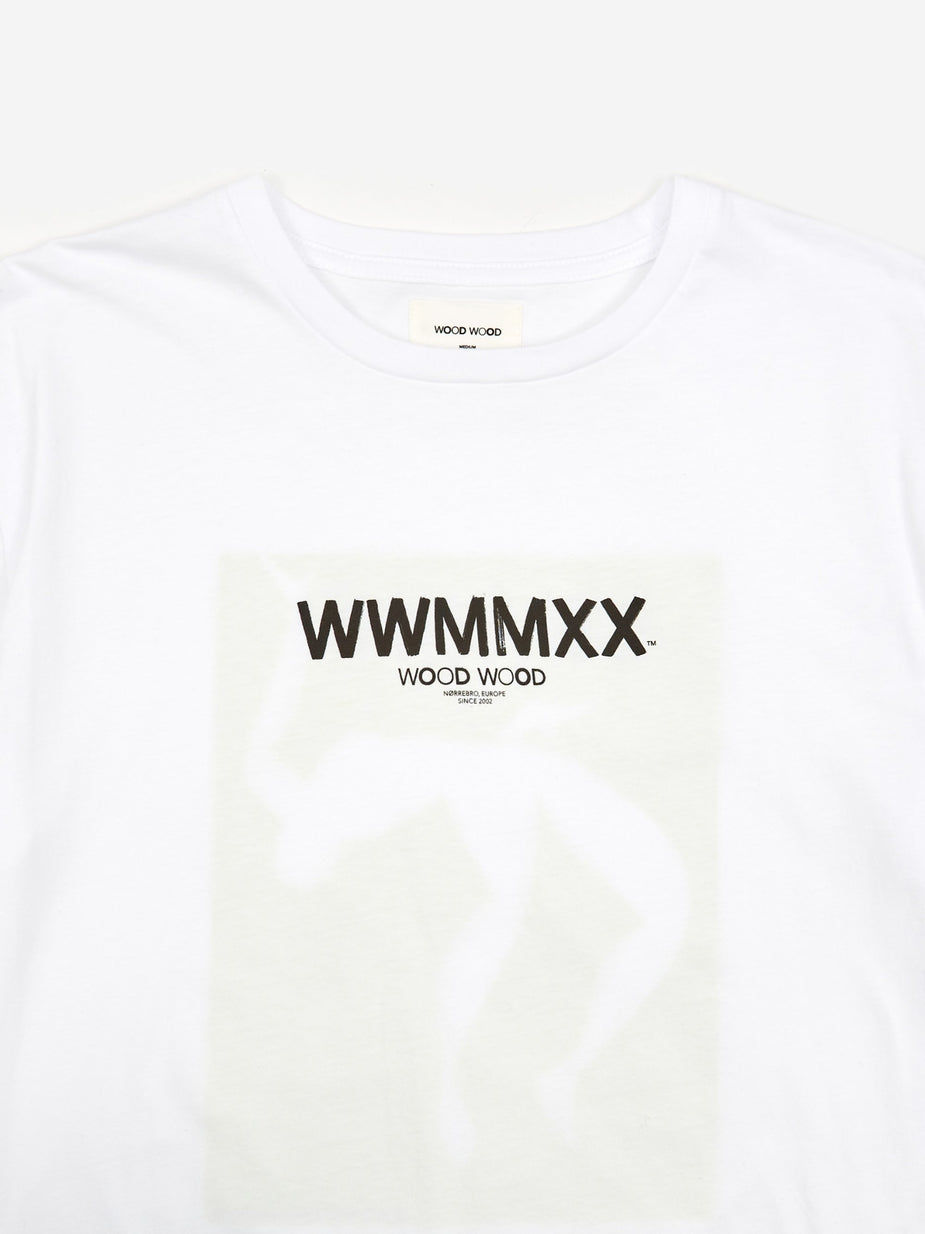 Wood Wood Wood Wood High Jump T-Shirt - Bright White - White