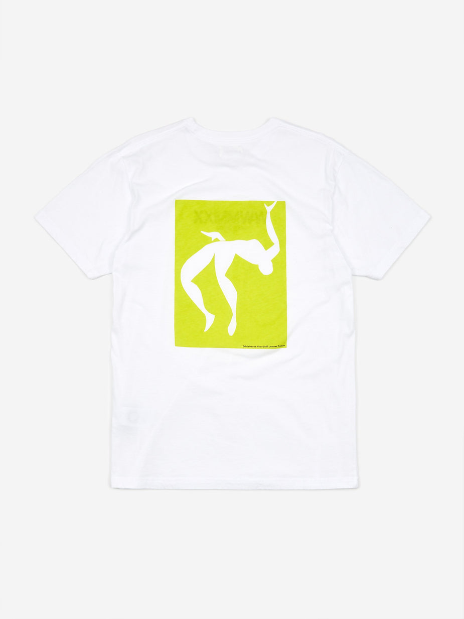 Wood Wood Wood Wood High Jump T-Shirt - Bright White - White