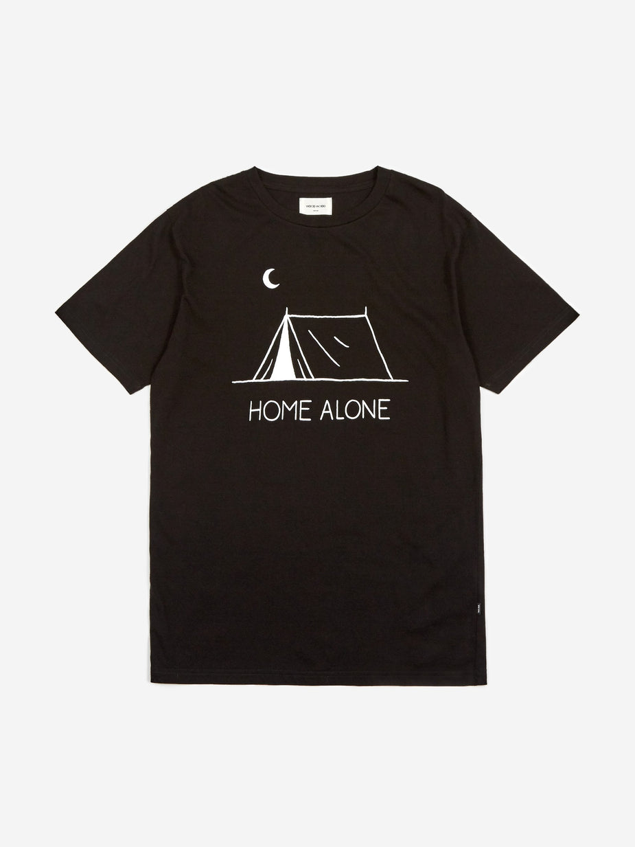 Wood Wood Wood Wood Home Alone Shortsleeve T-Shirt - Black - Black