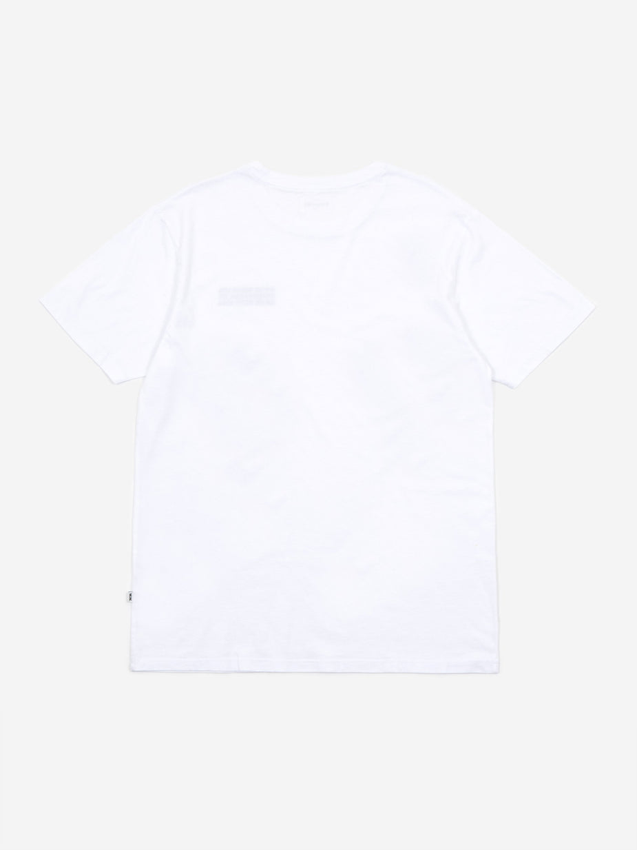 Wood Wood Wood Wood Info Shortsleeve T-Shirt - Bright White - White