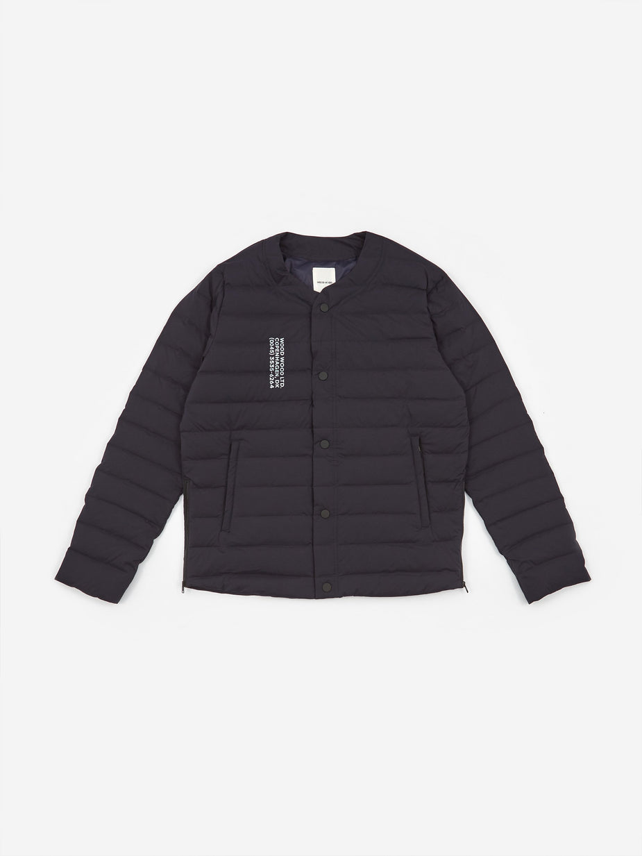 Wood Wood Wood Wood Keanu Light Padded Jacket - Navy - Blue