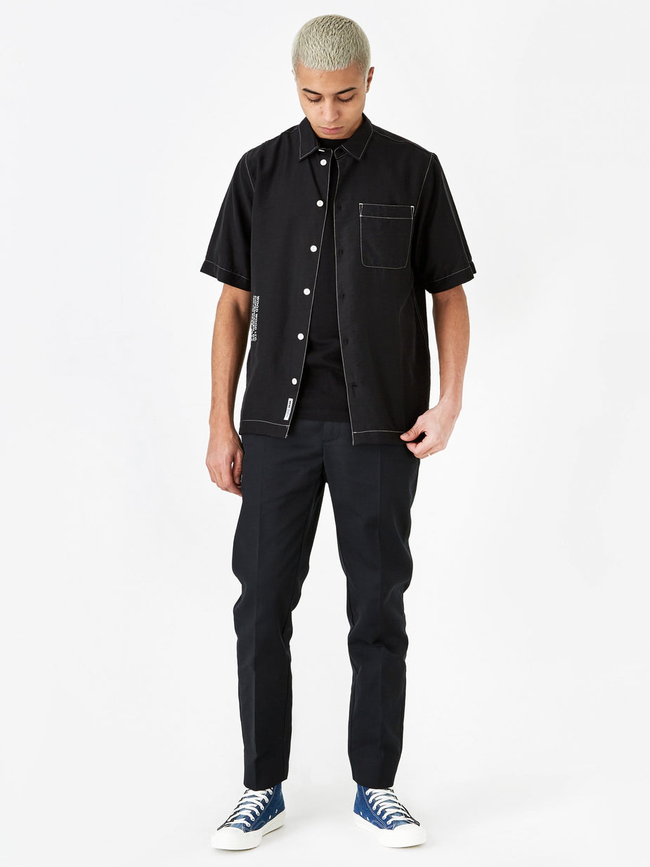 Wood Wood Wood Wood Thor Shirt - Black - Black