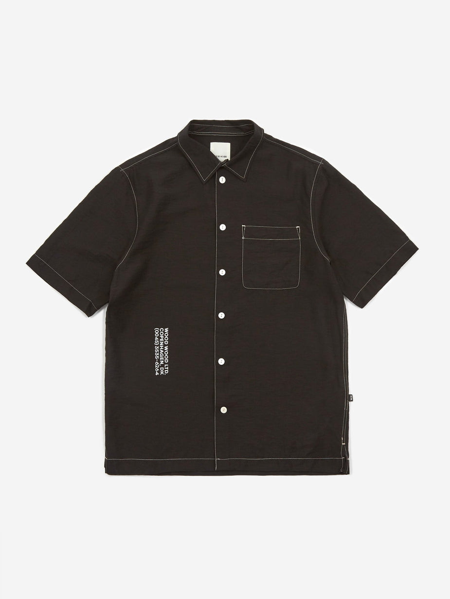 Wood Wood Wood Wood Thor Shirt - Black - Black