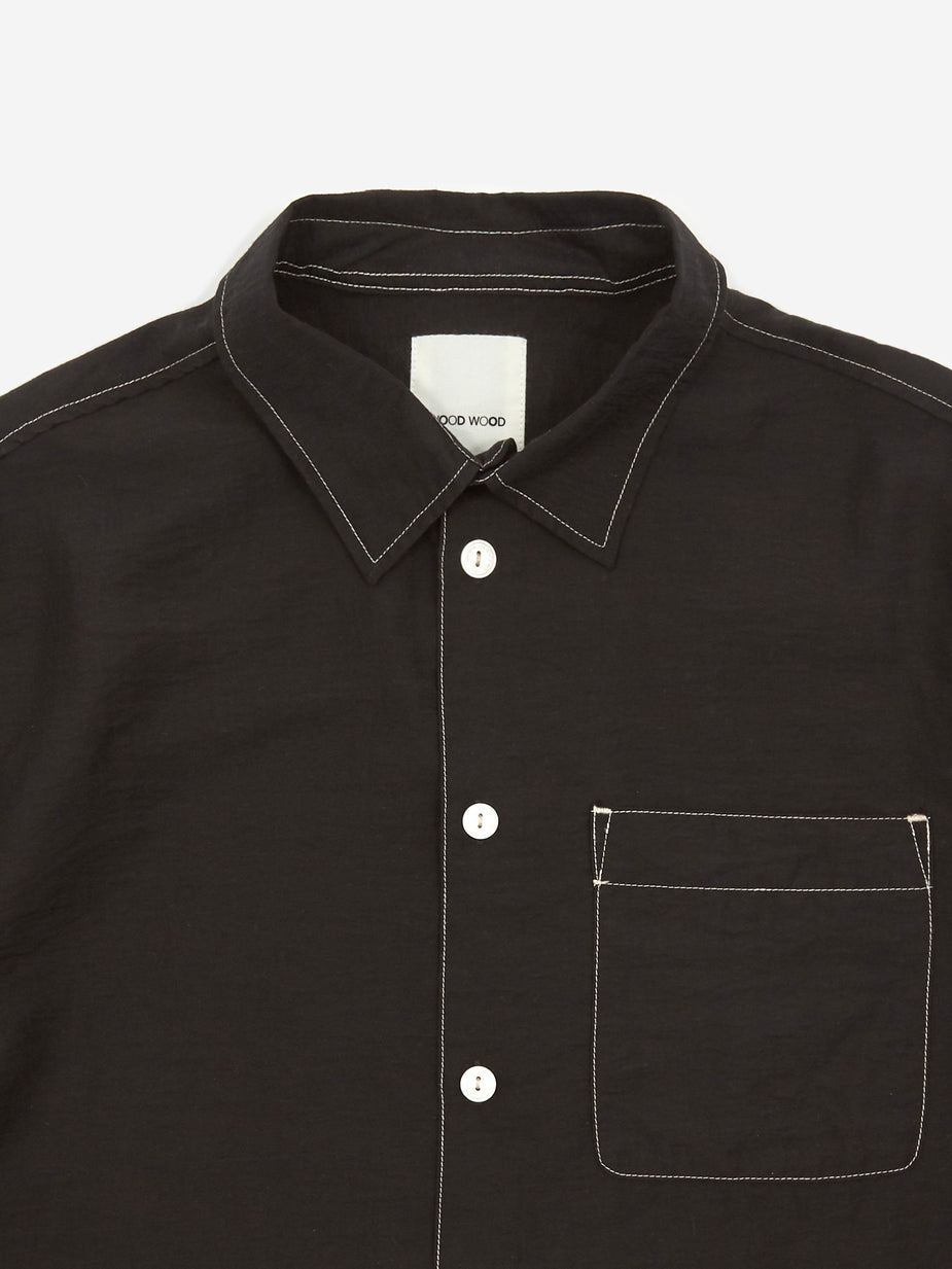 Wood Wood Wood Wood Thor Shirt - Black - Black