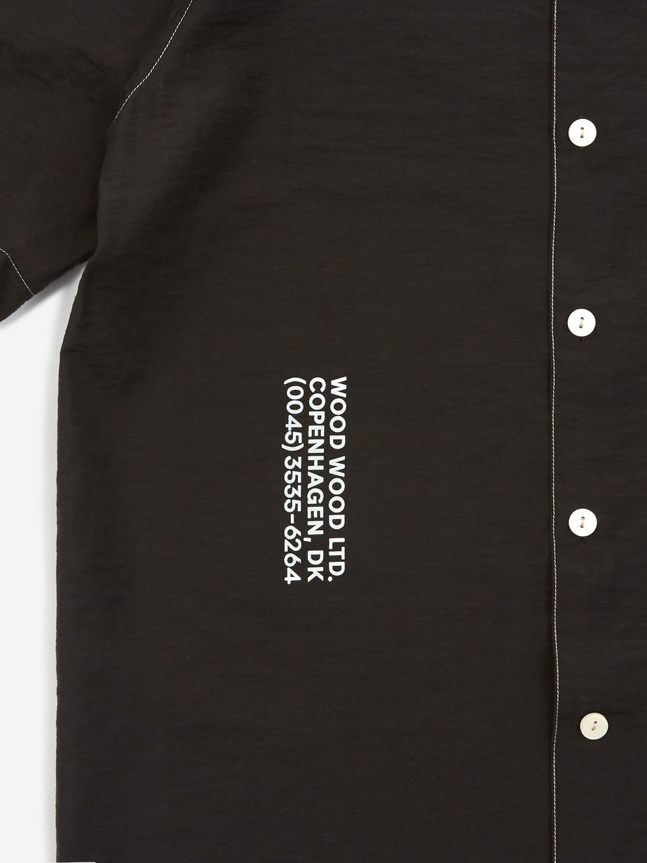Wood Wood Wood Wood Thor Shirt - Black - Black